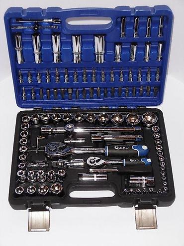 Setovi ručnog alata: GEKO set alata u koferu – komplet nasadnih ključeva i bitova - Brend — 1