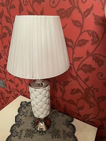 dekor isiq: İkisi 38 aznMasaüstü dekorativ abajur lampa. Teze kimidir hec bir — 3