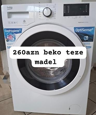 Məişət texnikası: BEKO önyükləməli paltaryuyan maşın - Yük tutumu: 7 kq - Enerji sinfi — 1