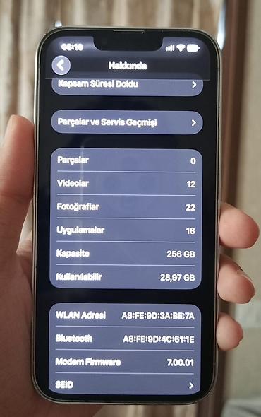 iphone 6sq almaq: IPhone 13, 256 GB, Gümüşü, Face ID — 1