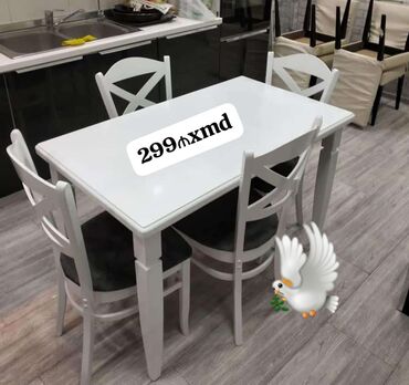 metbex ucun cilciraqlar: Для кухни, Новый, Прямоугольный стол, 4 стула