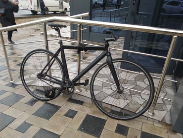 дождевик для велосипеда: Шаардык велосипед, Велосипед алкагы M (156 - 178 см), Колдонулган