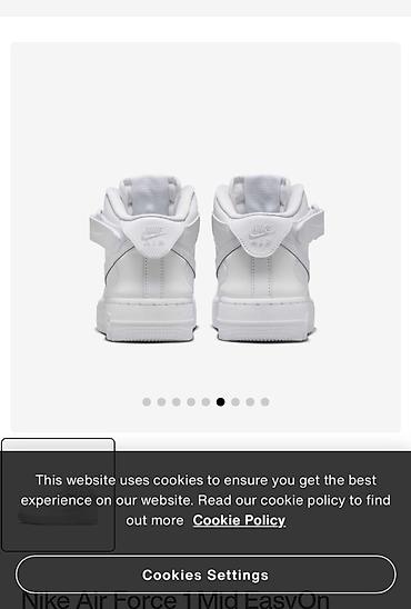 nike tech fleese: Кроссовки, 38.5, 39, 39.5, Nike, Новый, цвет - Белый, Самовывоз, Бесплатная доставка, Платная доставка — 2