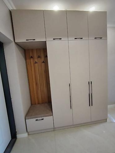 Dəhliz üçün çoxfunksiyalı qarderob-dolab dəsti - Dizayn: açıq bej lalafo.az -da Dəhliz üçün çoxfunksiyalı qarderob-dolab dəsti - Dizayn: açıq bej