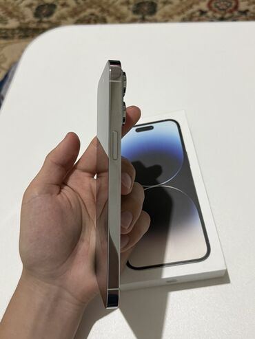 Apple iPhone: IPhone 14 Pro Max, Б/у, 256 ГБ, Серебристый, Коробка, 84 % — 3