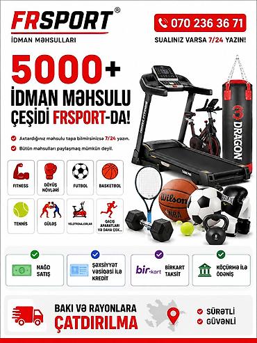 Digər idman və istirahət malları: ✅ 7/24 əlaqə saxlaya bilərsiz. ✅ ŞƏXSİYYƏT vəsiqəsi ilə KREDİT — 1