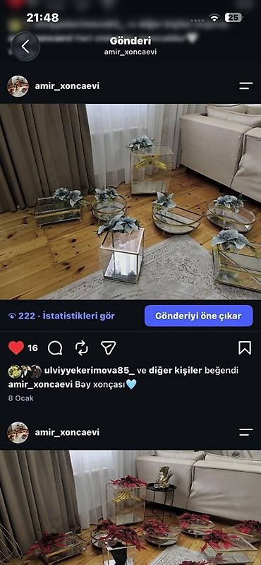 ləpə xoncası: 12ədəd xonçadı qirmizi goy ag guller movcuddur. Kirayəsi 5azndir — 3