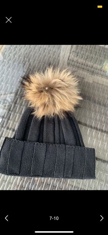 Baş geyimləri: 5-10 azn Qadınlar üçün şapka dəsti - Model 1: Açıq boz rəngli, yumşaq — 6