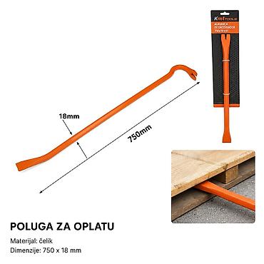 KMT Skidač spajalica 9364728 Ručna klešta namenjena vađenju eksera i