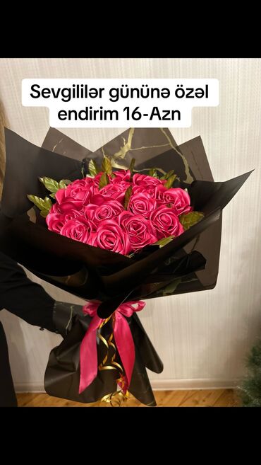 qadın üçün ən gözəl hədiyyə: Güllərimiz endirimdə