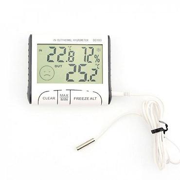 TERMOMETAR HIDROMETAR DIGITALNI | Prikazuje temperaturu i vlaznost
