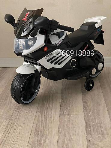 balaca maşin: Kiçik yaşlı uşaqlar üçün nəzərdə tutulmuş elektro motosiklet 4 yaşa — 4