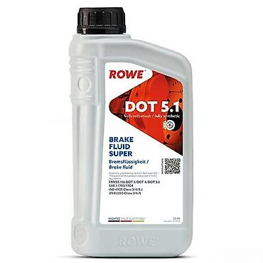 Автомобильные масла: Rowe SUPER DOT 5.1 1LYüksək quru və yaş qaynama nöqtələri: Bu, əyləc — 1