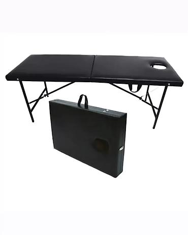 Salon, tibbi mebel: Yeni, Masaj kuşetkası, Qatlanan, rəng - Qara — 1