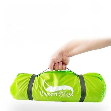 Палатки: Двухслойная палатка. Вместимость 2 чел. Ширина 140 см. Длина 200 см — 3