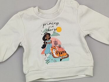 białe eleganckie bluzki: Bluza, Disney, 0-3 m, stan - Bardzo dobry