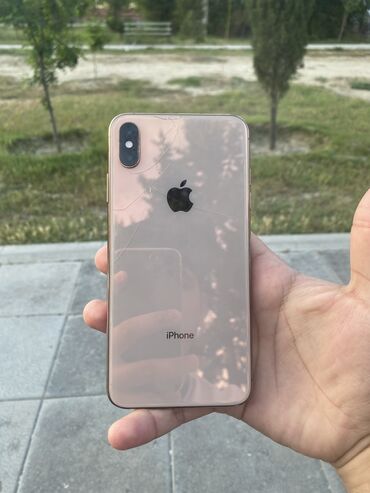 apple 13 pro max: IPhone Xs Max, 256 GB, Rose Gold, Qırıq, Face ID