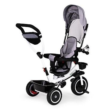 flo clo: TRICIKL SA ROTIRAJUĆIM SEDIŠTEM 360 ECOTOYS – GRAY Funkcionalan — 3