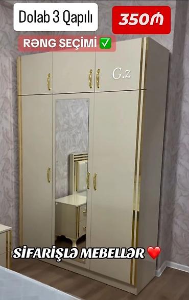 *Dolab 3 qapılı ✨ 350Azn* ✔️İstehsal Rusiya Laminat 18/lik lalafo.az -da *Dolab 3 qapılı ✨ 350Azn* ✔️İstehsal Rusiya Laminat 18/lik