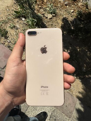 ayfon s 4: IPhone 8 Plus, 64 GB, Desert Titanium, Barmaq izi