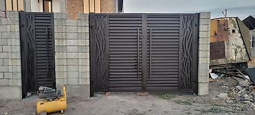 Металлические двери на заказ: Металлическая дверь на заказ, Для частного дома, Двухстворчатая, Железная, Кыргызстан, Бесплатный замер — 35