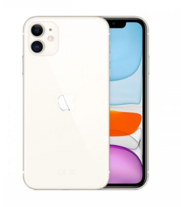 телефон рабочий: IPhone 11, Колдонулган, 128 ГБ, Ак, Каптама, 85 %