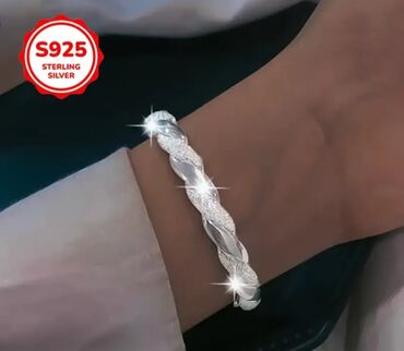 naocare u obliku srca: Bangle, Material: Silver