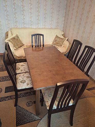study table: Обеденная группа на 6 персон б/у в отличном состоянии, имеются — 4