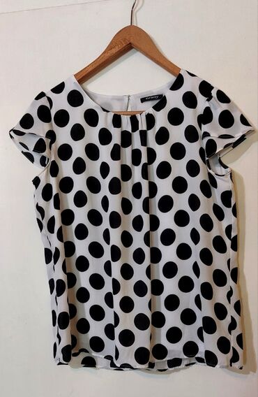 mona košulje ženske: M (EU 38), Viscose, Dots, color - White