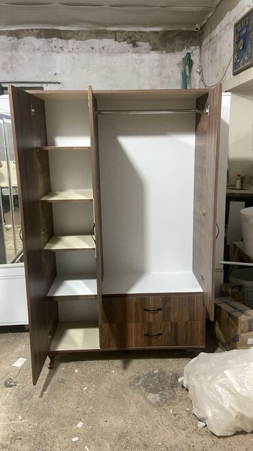 Dolablar: Yeni, Açılan, 3 qapılı Düz dolab, Qarderob, paltar dolabı, Azərbaycan — 12
