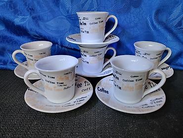100 dinara 1986 cena: Soljice za kafu porcelanske iz 1980/90ta godina. Soljice pun — 1
