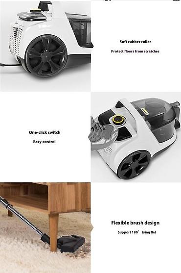 Пылесосы: Пылесос, Karcher, Стандартный, Сухая, Влажная, Паровая, Контейнер, Фильтр для воды, Мешок — 14