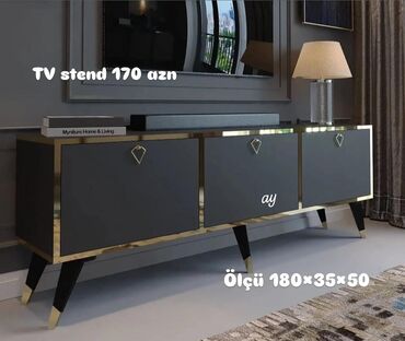 Komodlar: *TV stend*. *Qiymət 170 AZN* Yeni sifarişlə hazırlanır ✔️ rəng seçimi