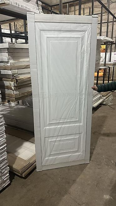 ağ qapı: 4luk mdf, kraska otaq qapıları. Ağ rəngli daxili qapı – klassik — 4