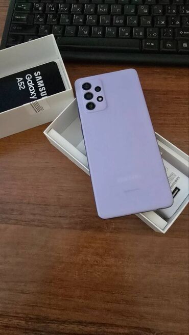 самсунг галакси вотч актив 2: Samsung Galaxy A52, Колдонулган, 256 ГБ, түсү - Кызгылт көк, 2 SIM