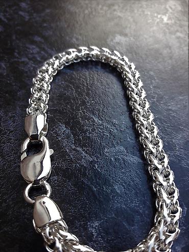 Серебряные цепочки: Цепочка, Проба 960, Мужские — 7