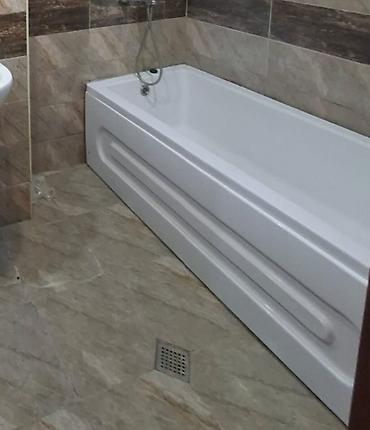 hamam kuncluyu: Akril vanna – düzbucaqlı model - Material: yüksək keyfiyyətli ağ — 1