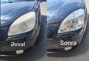 Автоуслуги: Xidmət: Avtomobil faralarının bərpası və cilalanması Təsvir: - — 1