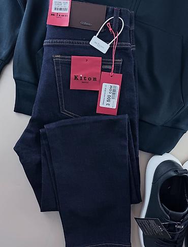Брюки: Срочно продаю джинсы kiton новый с этикеткой размер XL цена 2200 в — 3