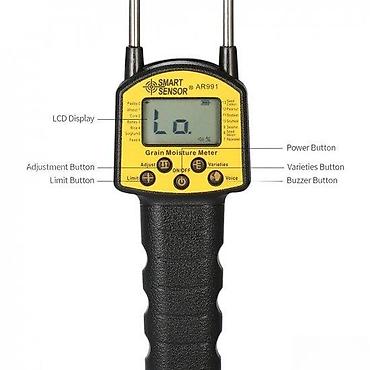 Measuring Tools & Instruments: VLAGOMER ZA ZITARICE MERAC VLAZNOSTI / VLAGE ZITARICA | Digitalni — 2