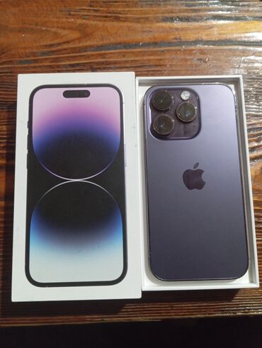xacmaz telfon: IPhone 14 Pro, Deep Purple, Face ID