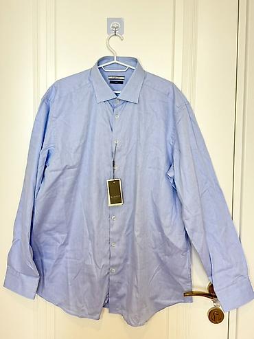 Kişi geyimləri: Köynək, 2XL, rəng - Mavi — 1