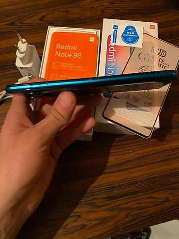 xiaomi 17 qiyməti: Redmi Note 9S, 64 GB, rəng - Mavi, İki sim kartlı — 6