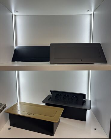 Rozetkalar: Gizli razetka 3-dərin razetkalı model cəmi 48 azn. Metal korpuslu bu — 11