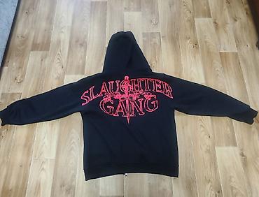 cactus jack: Zip Hoodie Corteiz / Slaughter Gang Продаю стильное чёрное zip-up худи — 1