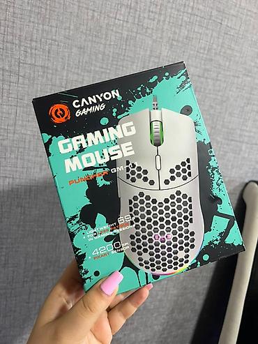 skan: Canyon GM-11W oyun maus (ağ rəng) - Sensor: Pixart PAW3519 - DPI — 5