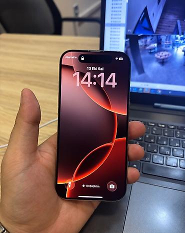 tv box 96 max: IPhone 16 Pro, 128 GB, Desert Titanium, Simsiz şarj — 1