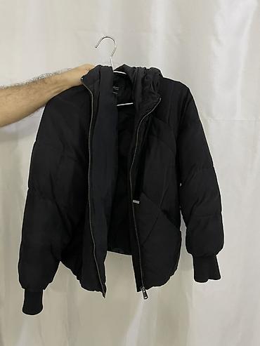 geyin: Palto, Mavi, 2XL, rəng - Qara — 1