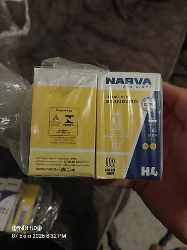 h4: NARVA H4 halogen avtomobil lampası. Əsas xüsusiyyətlər: - Marka — 3