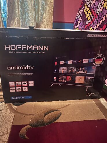 ТВ и видео: Новый Телевизор Hoffmann Led 43" UHD (3840x2160), Бесплатная доставка